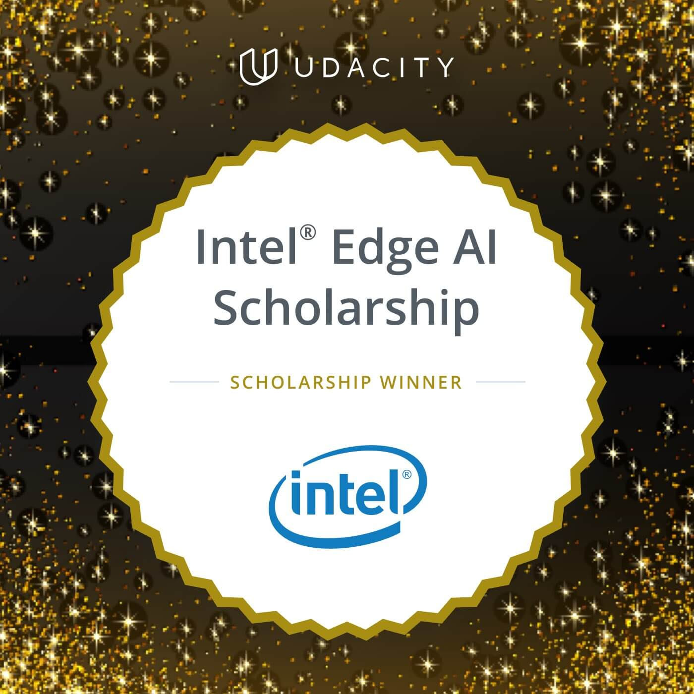 Intel Edge AI Scholarship Recipient for 2021