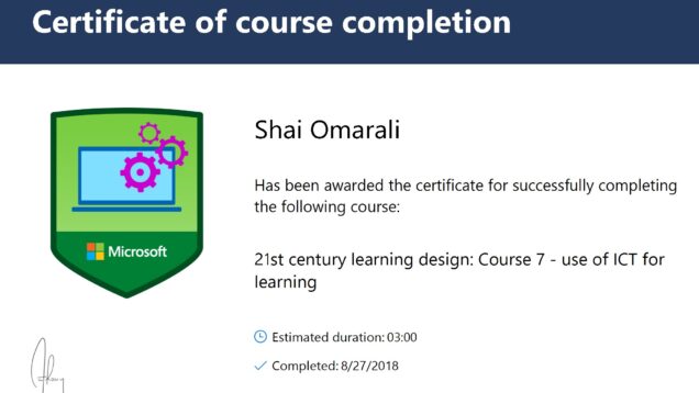 2018-08-27–Microsoft–21st-Century-Learning-Design-Course-7-Use-of-ICT-for-Learning conv 1