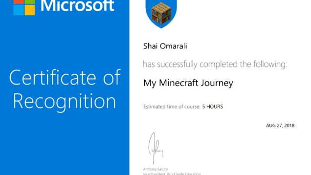 2018-08-27–Microsoft–My-Minecraft-Journey conv 1