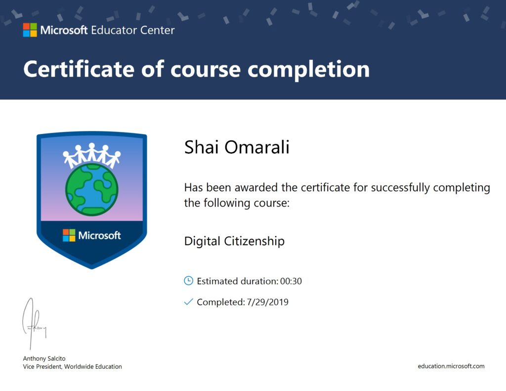 Digital Citizenship
