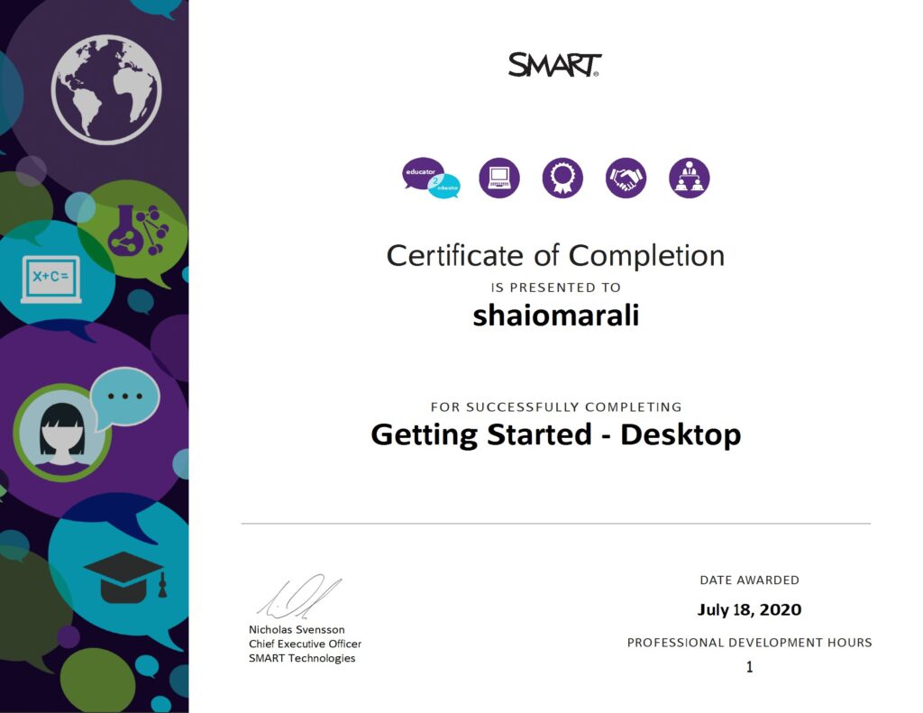 SMART - Getting Started Desktop