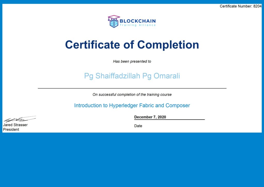 Introduction to Hyperledger Fabric and Composer