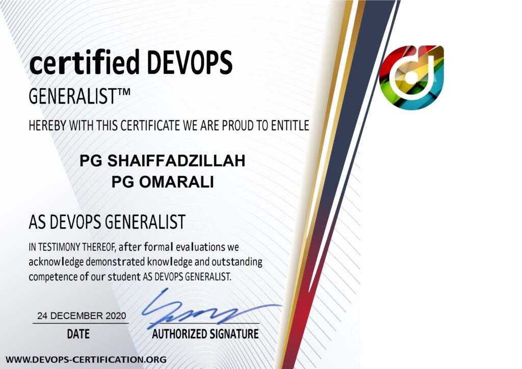 Certified DevOps Generalist