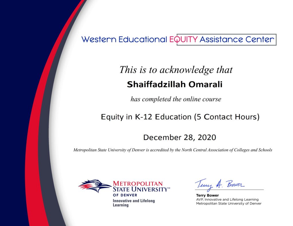 Equity in K-12 Education