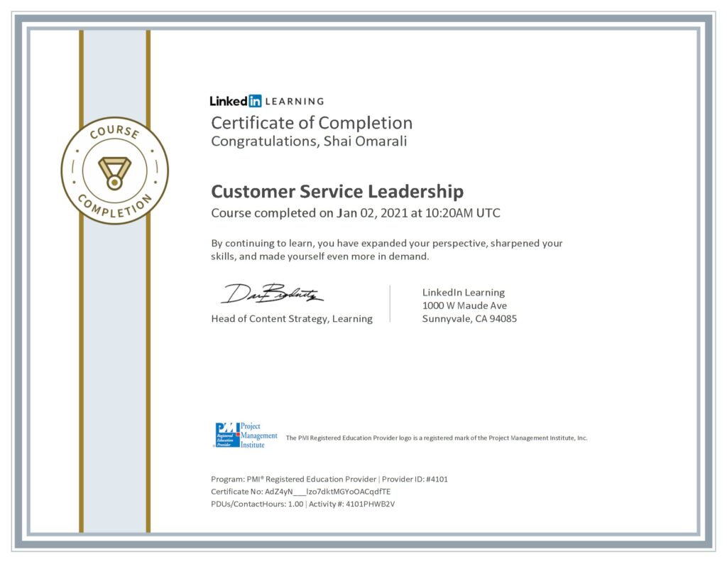 Customer Service Leadership