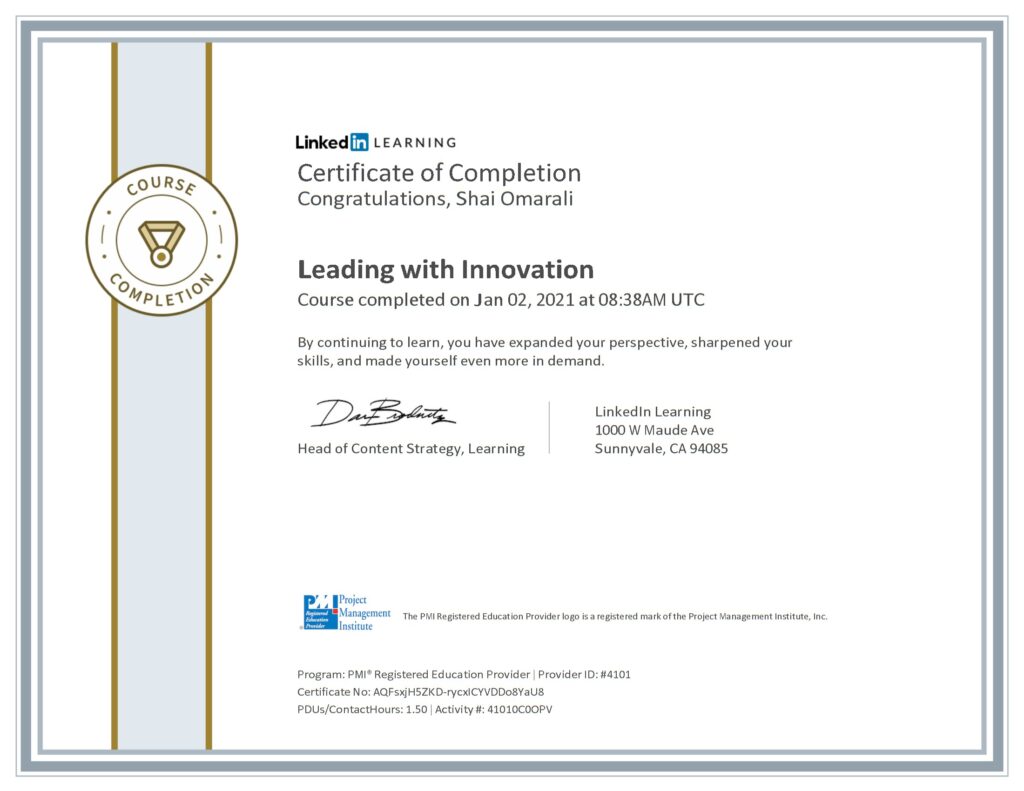 Leading with Innovation