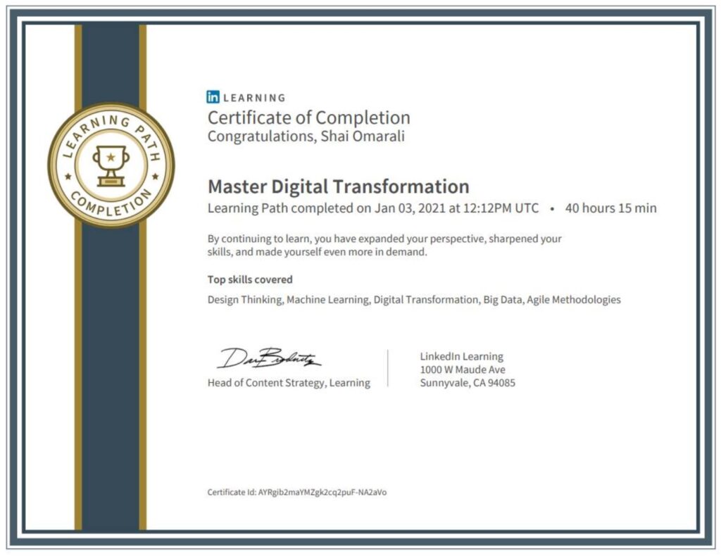Master Digital Transformation