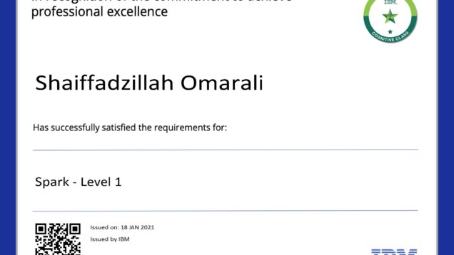 2021-01-18–IBM–Spark-Level-1 conv 1