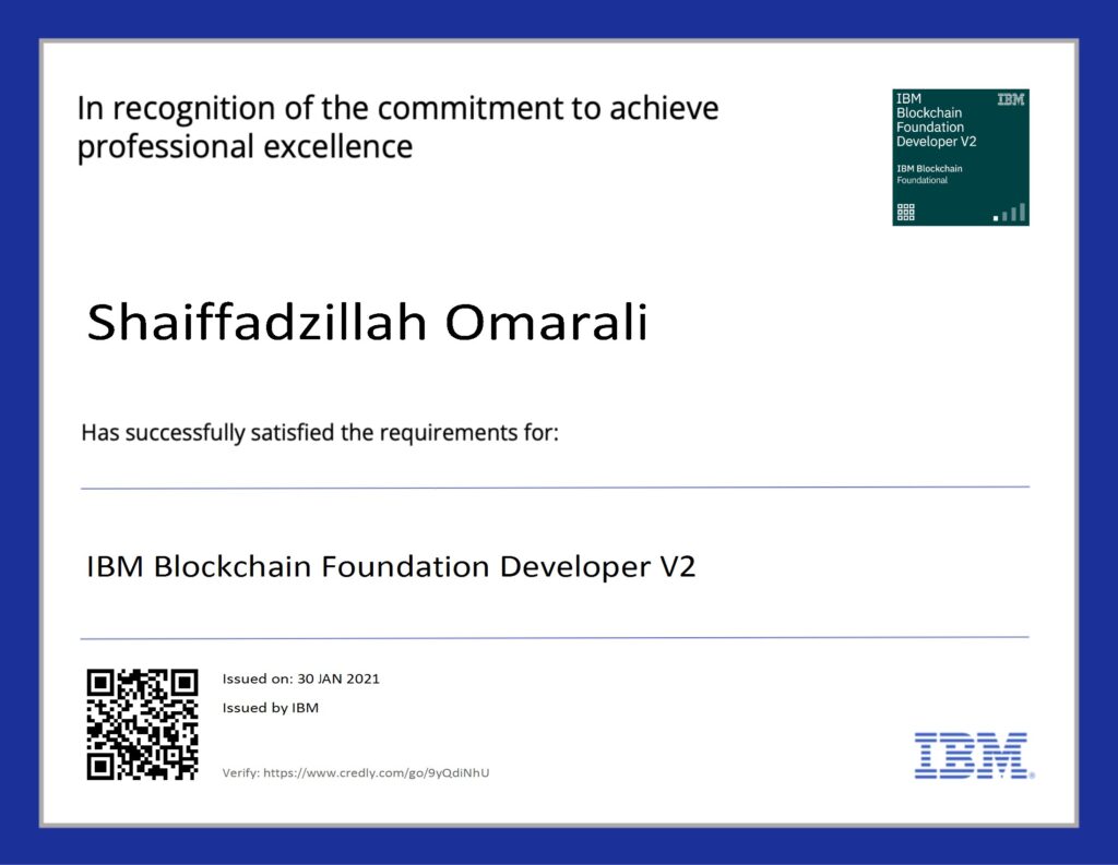 Blockchain Foundation Developer V2