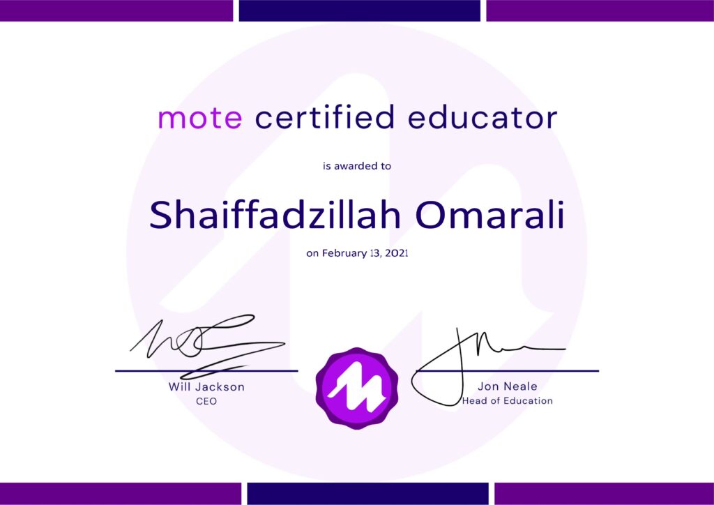 Mote Certified Educator