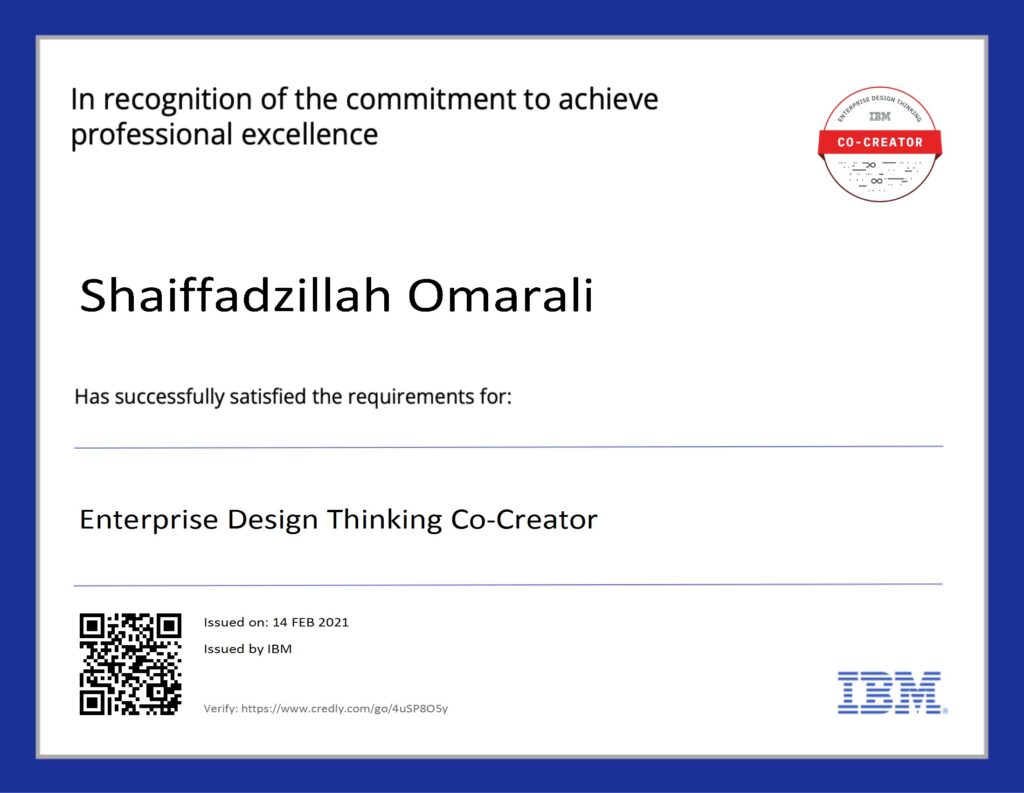 Enterprise Design Thinking Co-Creator