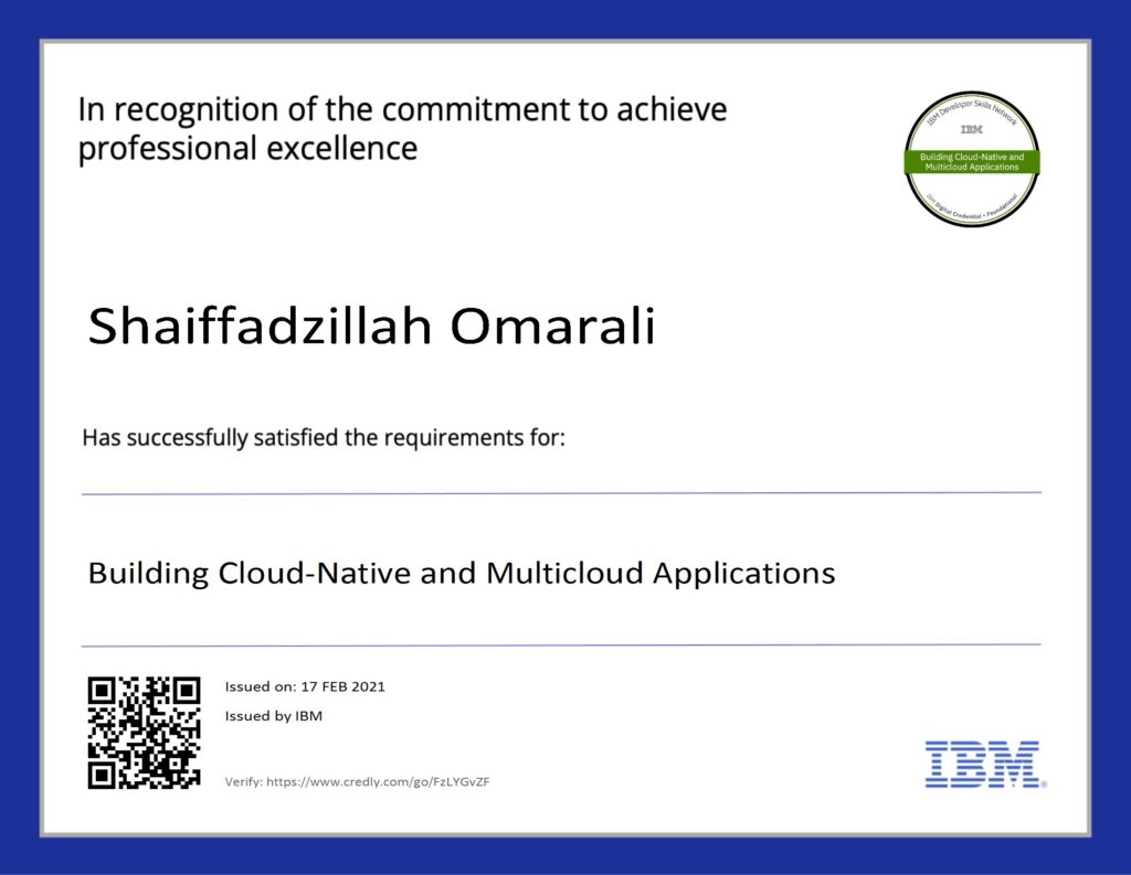 Building Cloud Native and Multicloud Applications