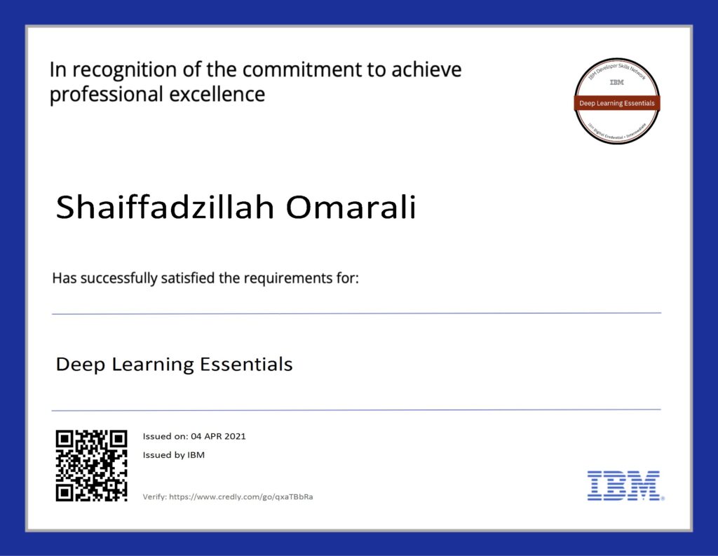 Deep Learning Essentials