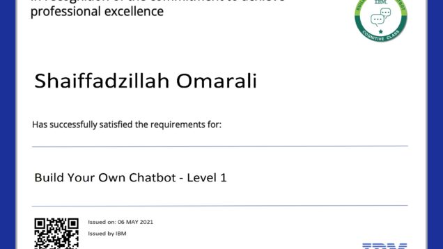 2021-05-06–IBM–Build-Your-Own-Chatbot conv 1
