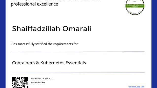 2021-06-01–IBM–Containers-and-Kubernetes-Essentials conv 1