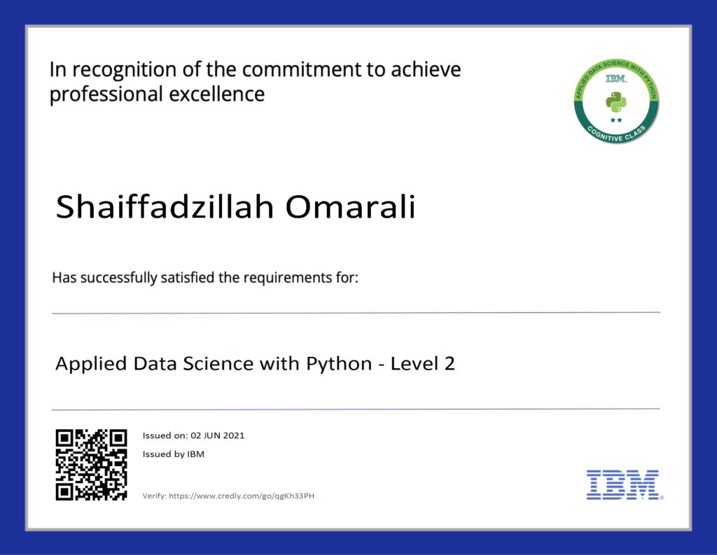 Applied Data Science with Python (Level 2)