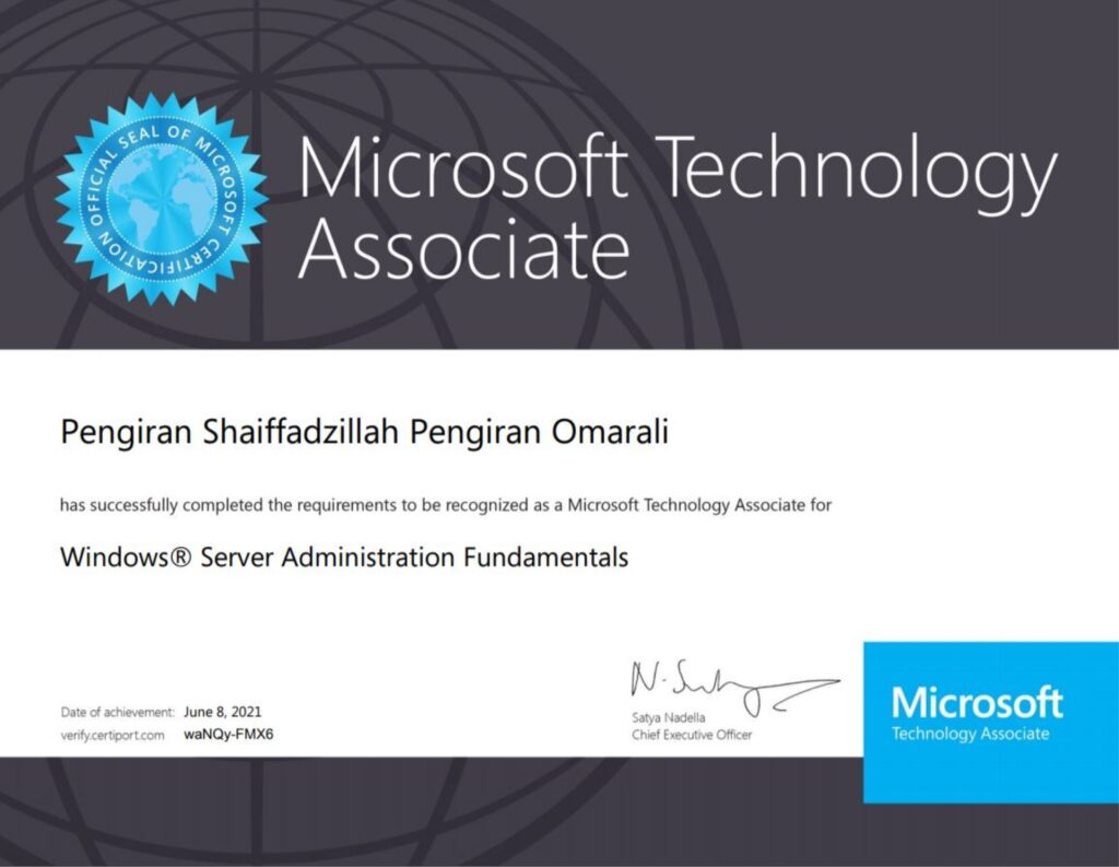 MTA - Windows Server Administration Fundamentals