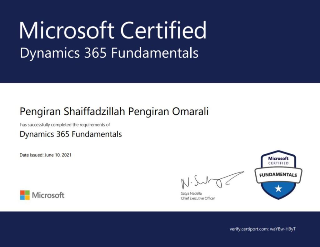 Dynamics 365 Fundamentals
