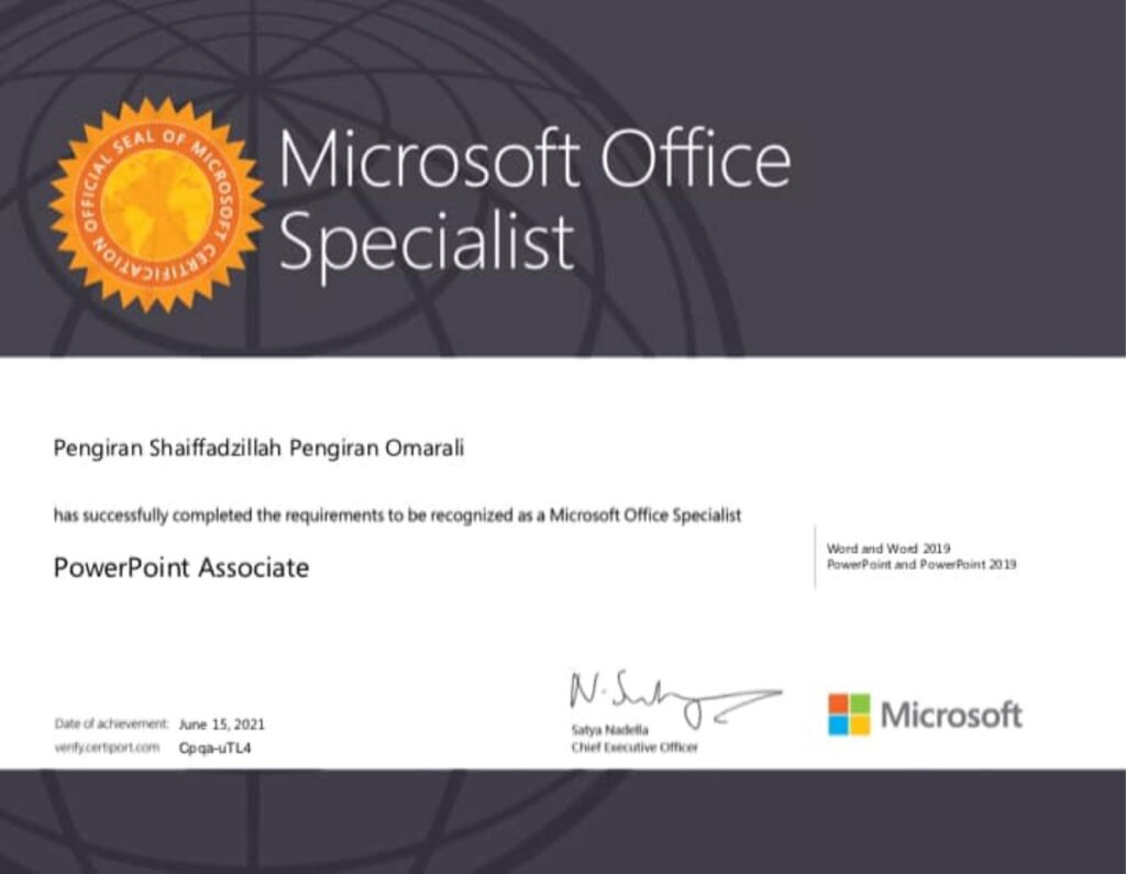 MOS - PowerPoint Associate