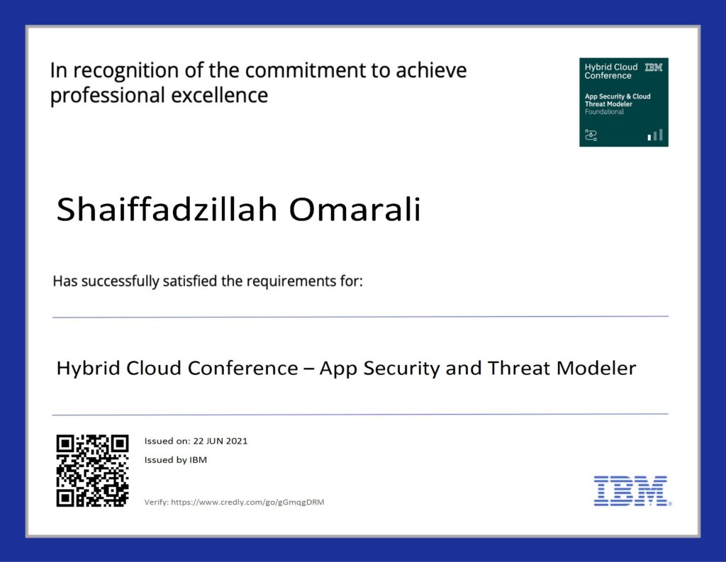 IBM Hybrid Cloud Conference - App Security and Cloud Threat Modeler