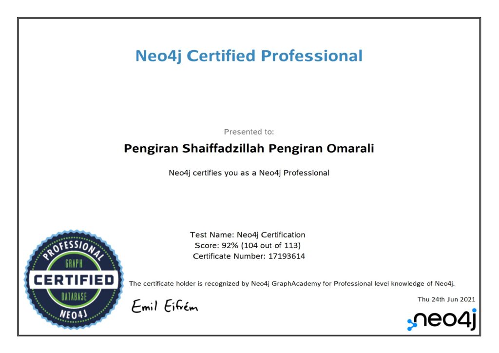 Neo4j Certified Professional