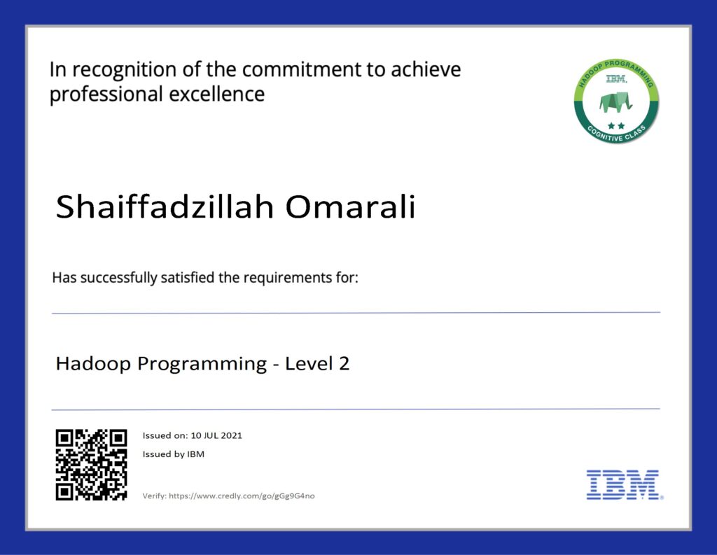 Hadoop Programming (Level 2)