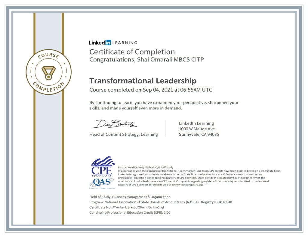 Transformational Leadership