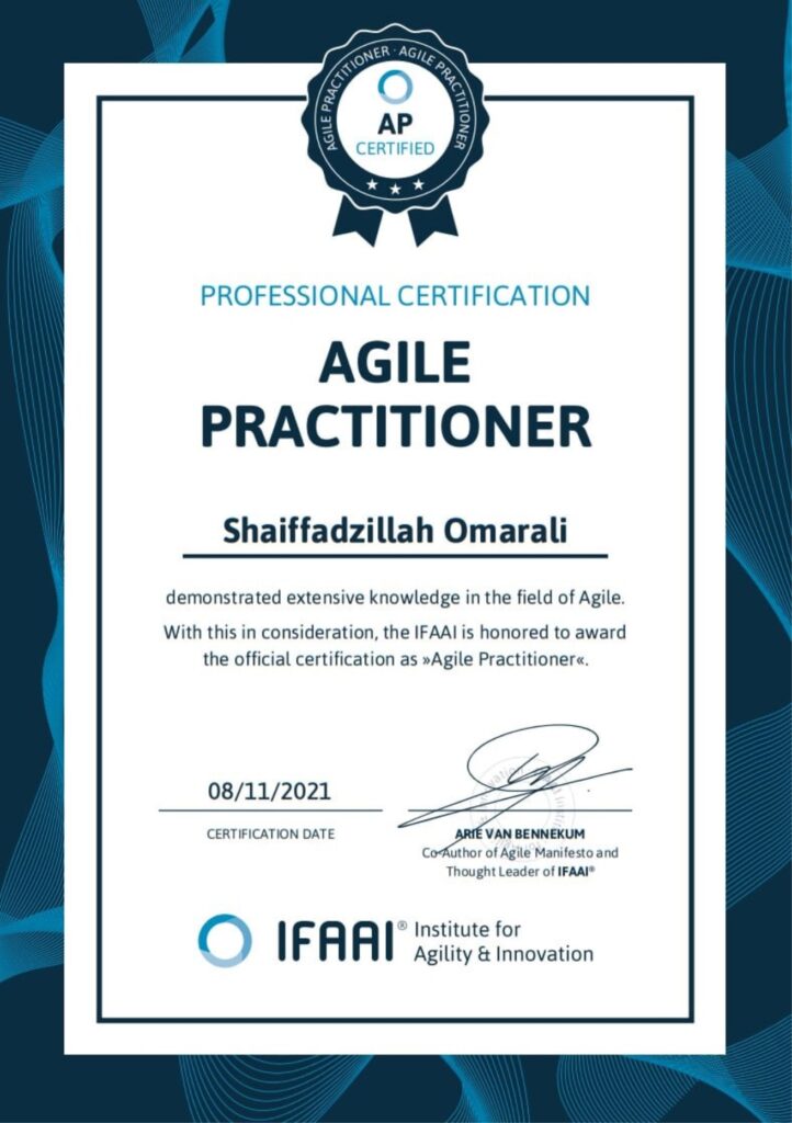 IFAAI Agile Practitioner