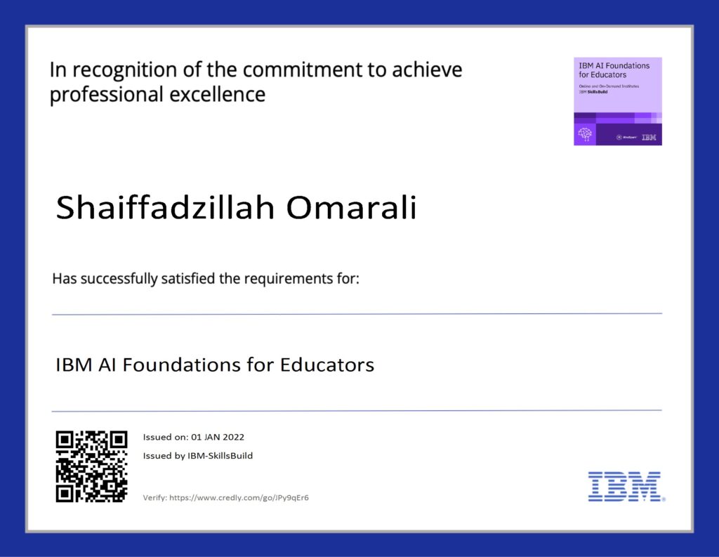 AI Foundations for Educators