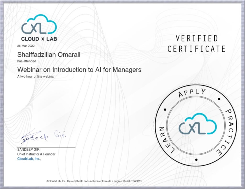 Introduction to AI on Managers