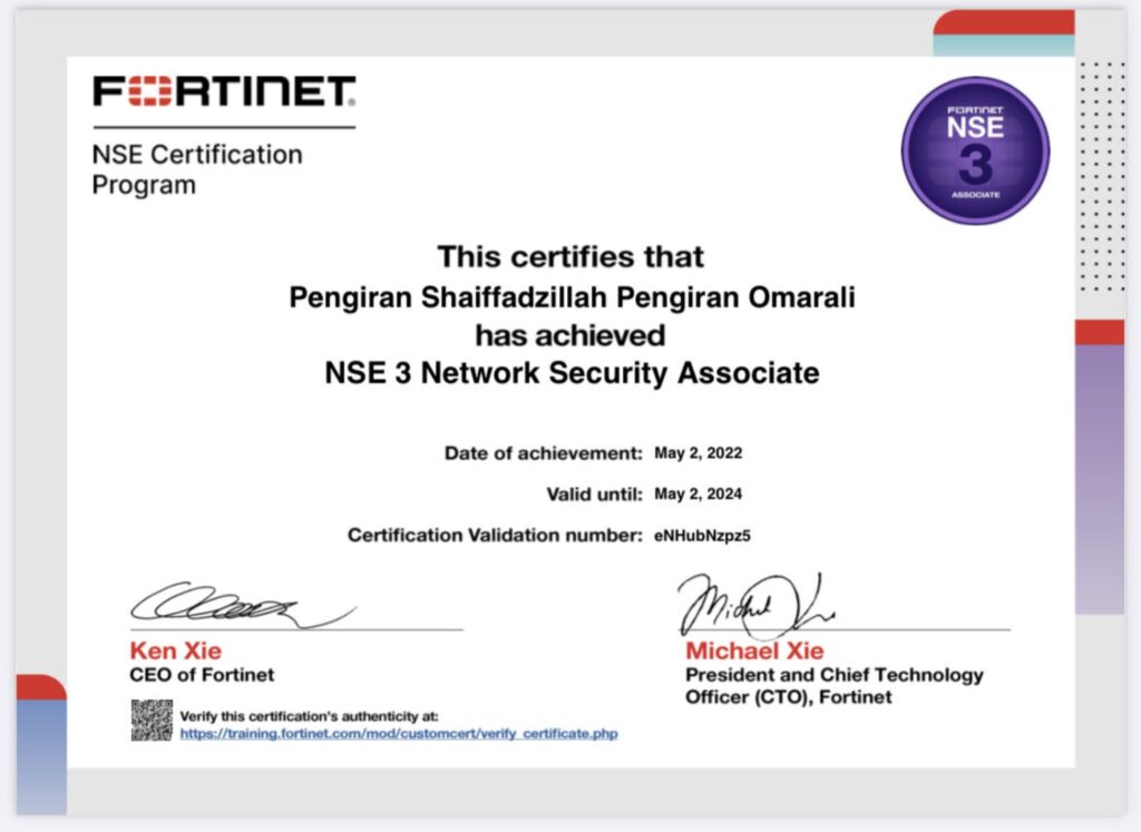 Fortinet NSE3 Network Security Associate