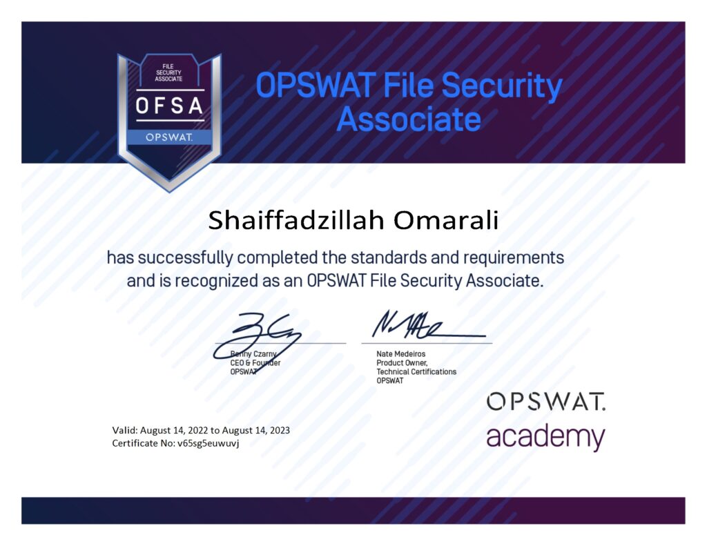 File Security Associate