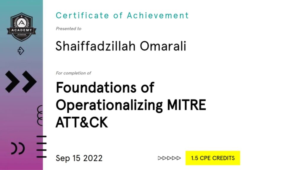 Foundations of Operationalizing MITRE-ATTACK