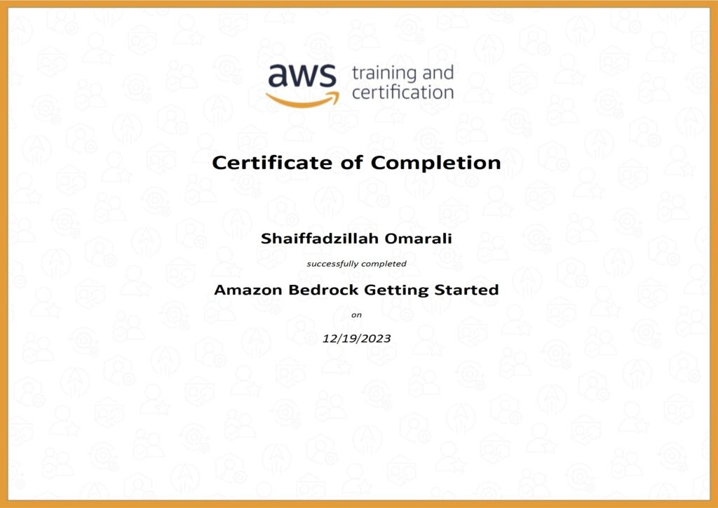 Amazon Bedrock - Getting Started