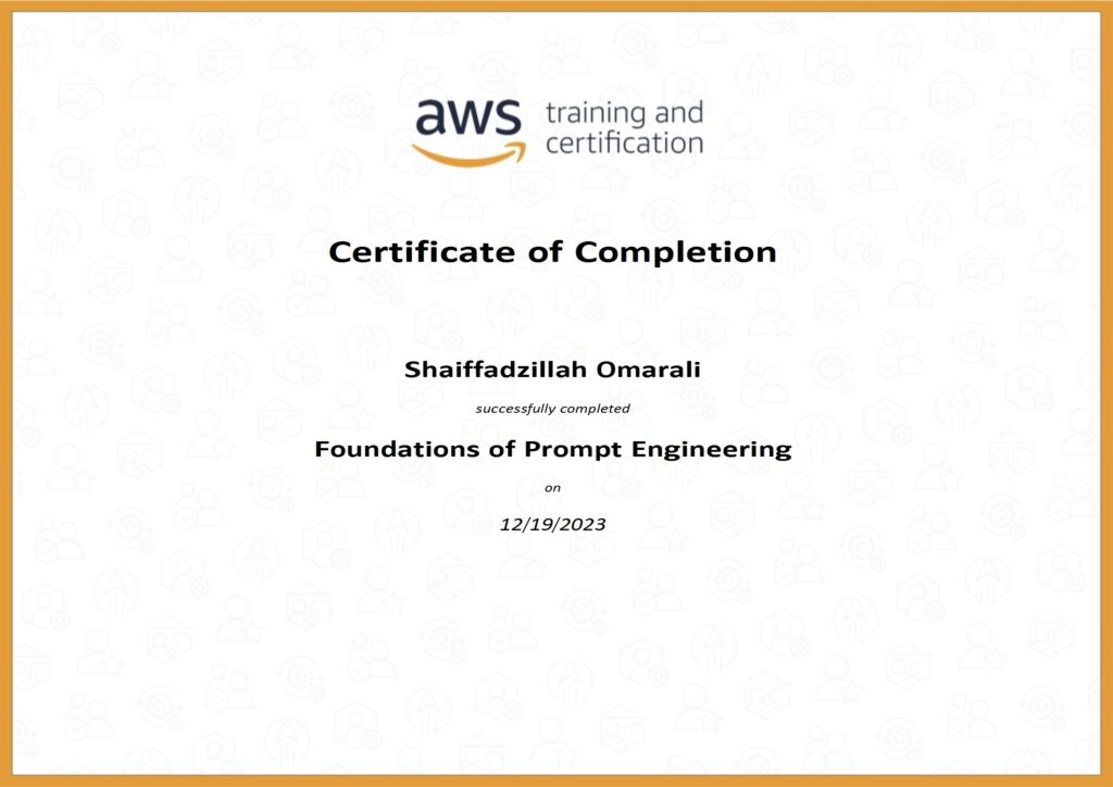 Foundations of Prompt Engineering