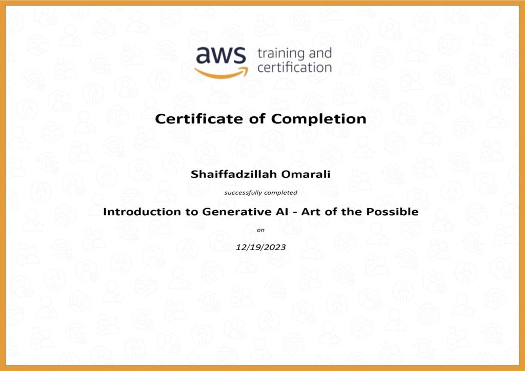 Introduction to Generative AI - Art of the Possible