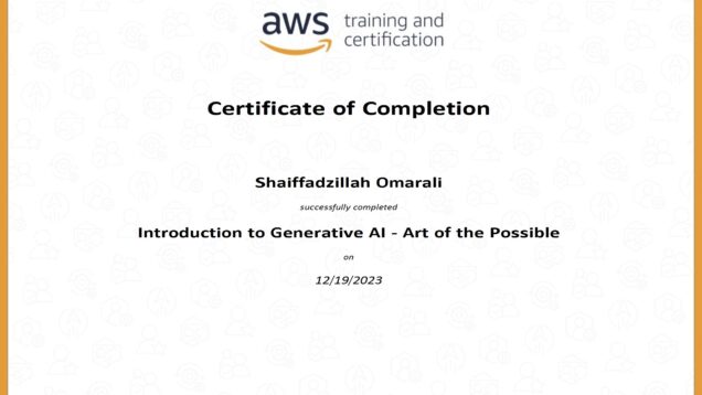 2023-12-19–Amazon–Introduction-to-Generative-AI-Art-of-the-Possible conv 1