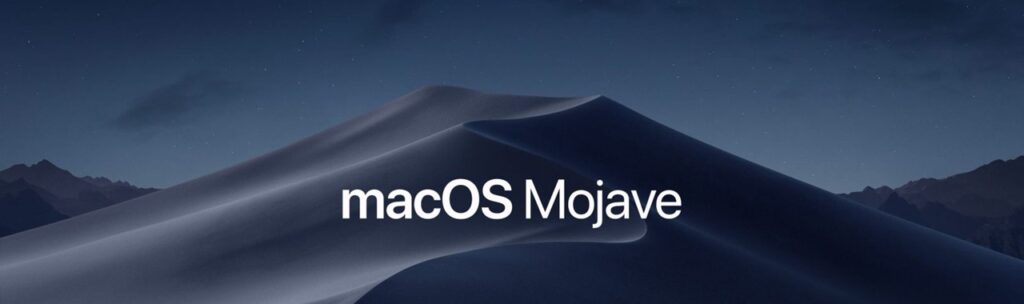 Update to MacOS Mojave