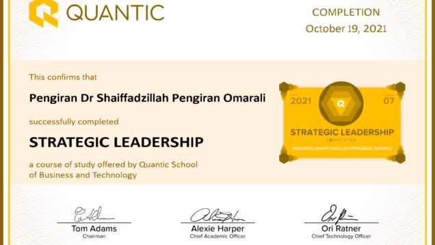 Pengiran Dr Shaiffadzillah Pengiran Omarali-STRATEGIC LEADERSHIP-Certificate conv 1