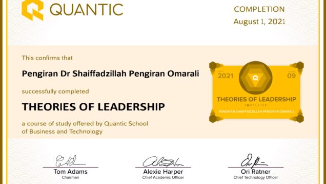 Pengiran Dr Shaiffadzillah Pengiran Omarali-THEORIES OF LEADERSHIP-Certificate conv 1