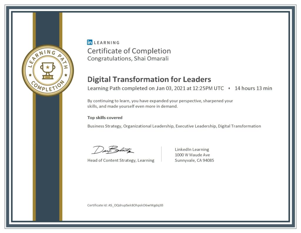 Digital Transformation for Leaders