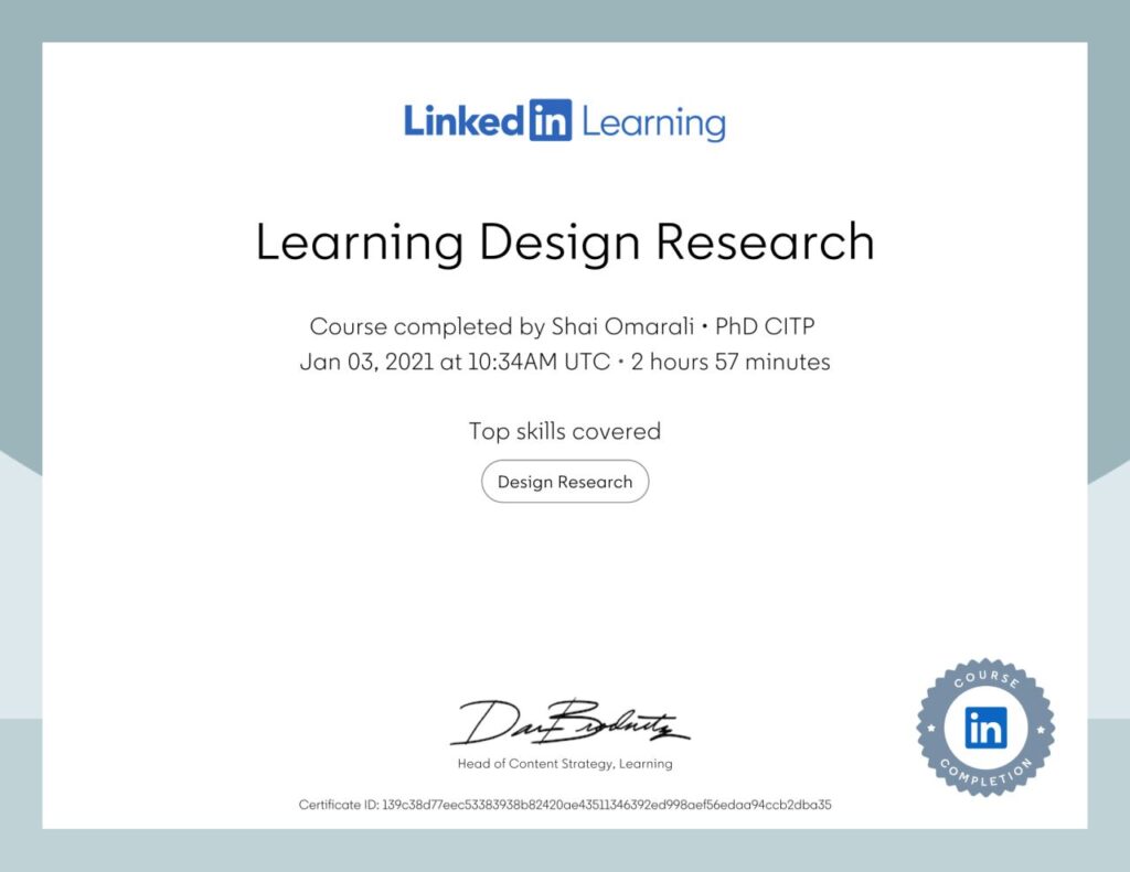 Learning Design Research