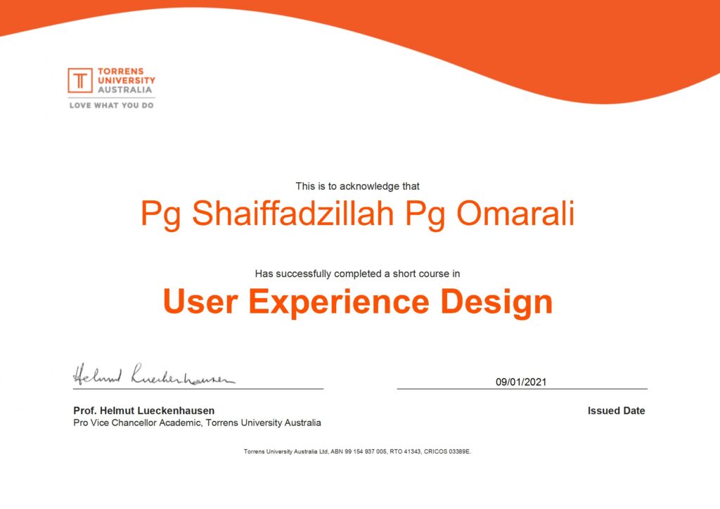 User Experience Design