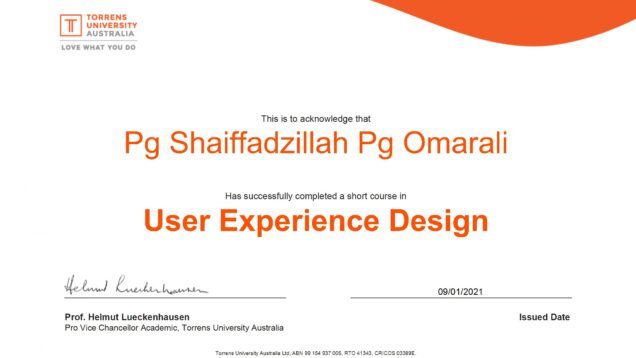 2021-01-09–TorrensUni–User-Experience-Design