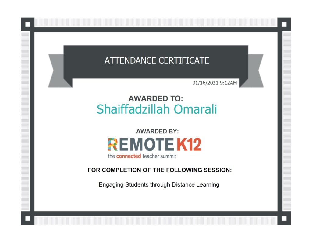 Engaging students through distance learning