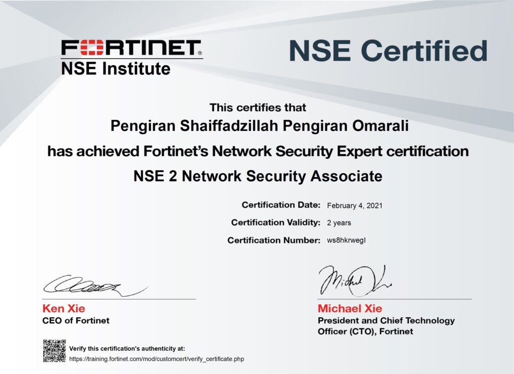 Fortinet NSE2 Network Security Associate