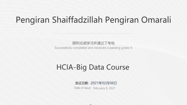 2021-02-08–Huawei–HCIA-Big-Data
