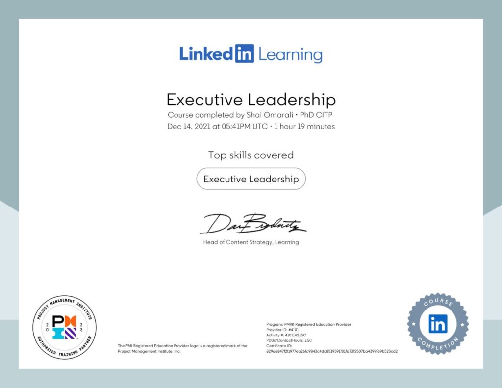 Executive leadership