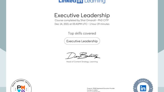2021-12-14–LinkedinLearning–Executive-Leadership