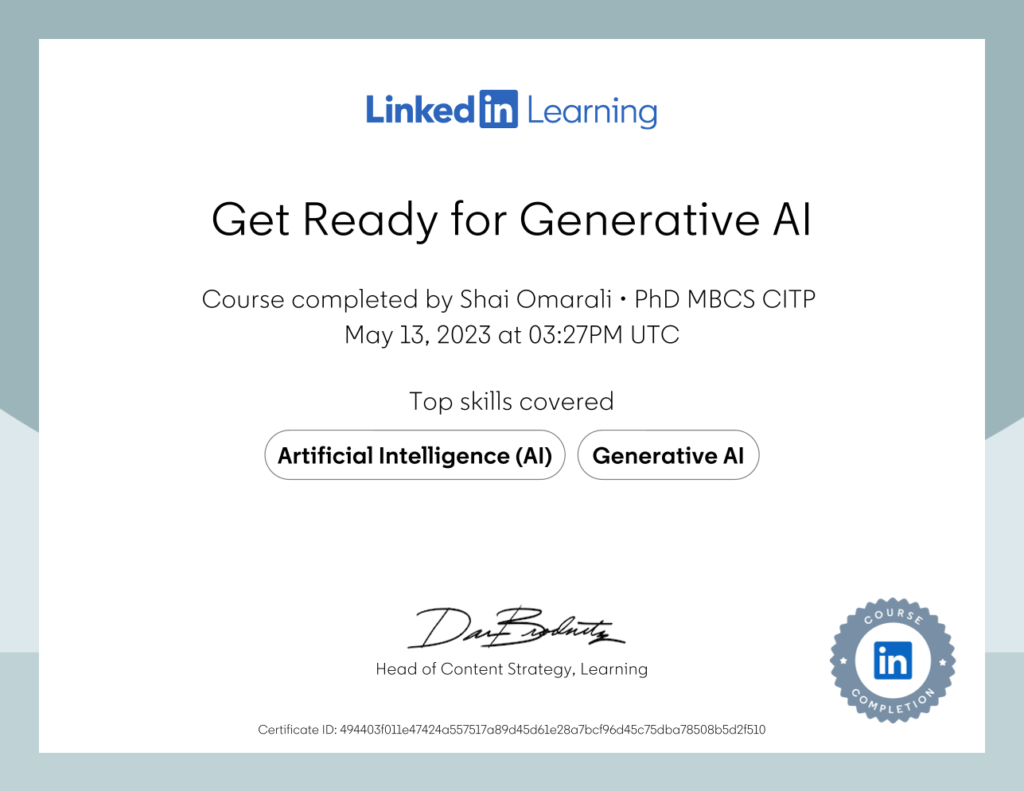 Get ready for Generative AI